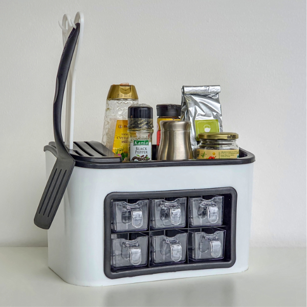 COOKINNY®️ Prateleira multifunções organizadora de especiarias