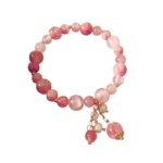 PULSEIRA DE CRISTAL ROSA
