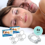 Clipe Magnético de Silicone Anti-Ronco  (2+2 GRÁTIS)