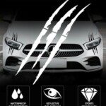 ADESIVOS REFLETIVOS PARA CARRO MONSTERCLAW™ – 4 PCS.