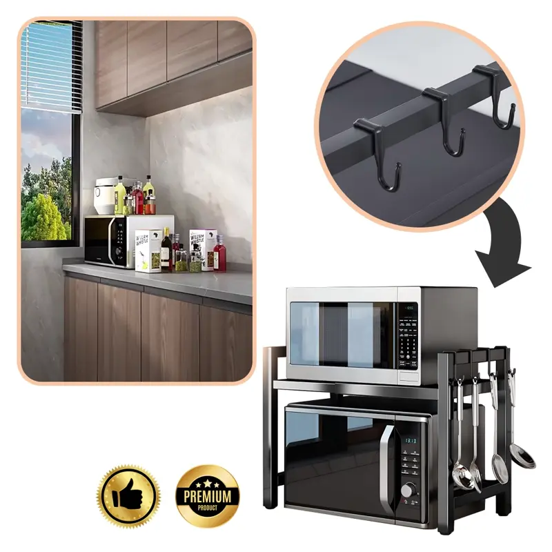 MicroRack™ Prateleira Expansível para Forno de Micro-ondas
