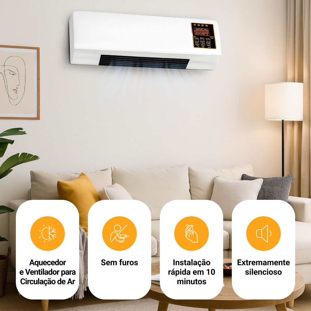 Enchantia – Ventilador com Função de Aquecimento e Ventilação, Montagem Sem Ferramentas - Image 5