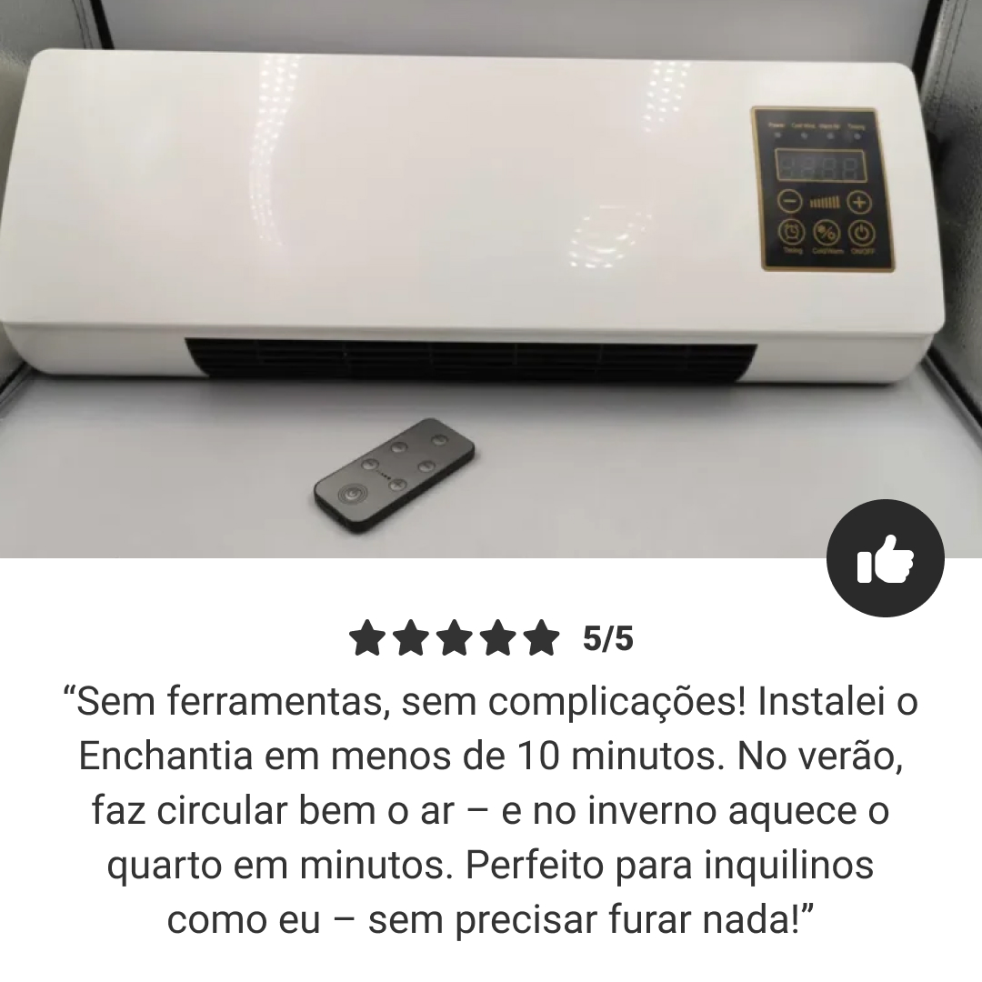 Enchantia – Ventilador com Função de Aquecimento e Ventilação, Montagem Sem Ferramentas - Image 7