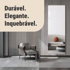Alternative view of MirrorFlex™ espelho acrílico flexível autoadesivo 120 x 40 cm